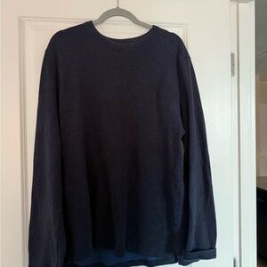 Navy Blue Long Sleeve Crewneck